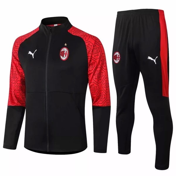 Chandal AC Milan 2020 2021 Rojo Negro